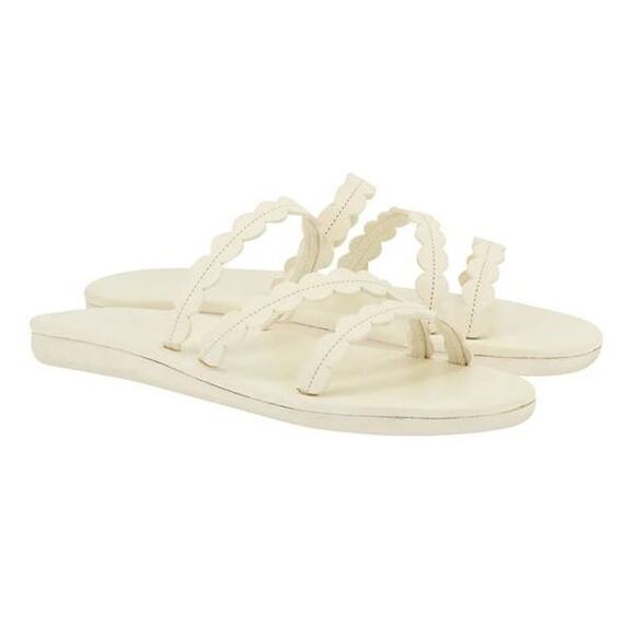 Ancient Greek Sandals Shoes - Ancient Greek Sandals Oceanis Strap Sandal in Off White 38